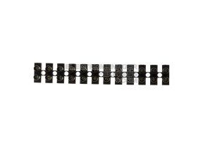 Barrettes 16 mm carréenoir zenitech 121303