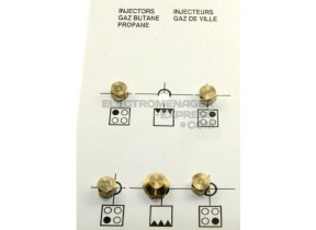 Beko - sachet injecteurs gaz butane four ø 0.8 - ref: 4431910026