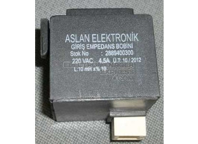 Bobine impedance carte moteur 220 vac 4,5a 2889400300
