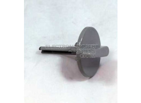 Bouton de thermostat gris SS-186512