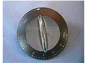 Bouton gris chromé sans pulse KW660056