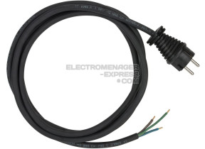 CORDON ALIMENTATION3-POLIG 3M SCHWARZ H05RR-F 3G1,5 1160330