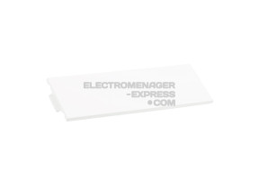 Couvercle bandeau blanc 123x42 2634035022