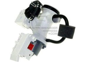 ENS. POMPE DE VIDANGE F500E,WF80F5E5U4W/EF,AL- DC97-17336A