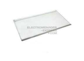 Étagère en verre de réfrigérateur + profilé blanc 481010667591