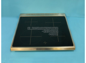 Glass-ceramic plateau avec cadre 232260
