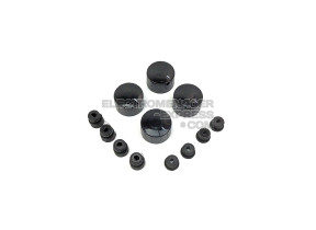 Kit 4 boutons noirs table de cuisson 00539105