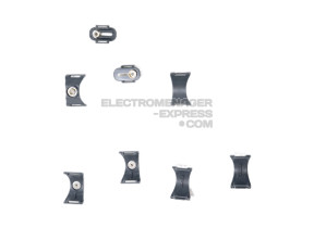 Kit de 3 accroches de tuyaux unico SLDB3038