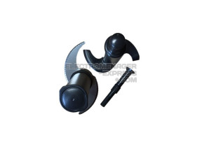 Kit de fourreau + couteau en métal + pétrin 17710