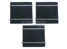 Lot de 3 filtres à charbon (240x220mm) 74X0998