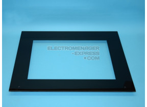Oven porte glass 6-200 9005 glu fs 658545
