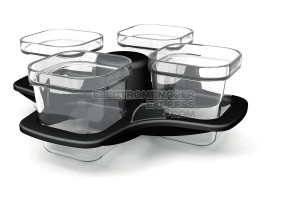 Pot acrifry*4 + support XA702070