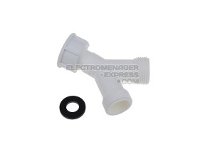 Répartiteur d\'arrivée d\'eau en Y diamètre 20/27mm avec joint 482236057132