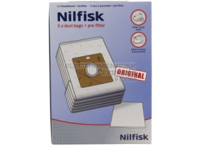 Sac Aspirateur NILFISK ORIGINAL 78602600 (x5 + 1 microfiltre)