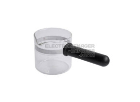 Verseuse verre + couvercle noir F0274200