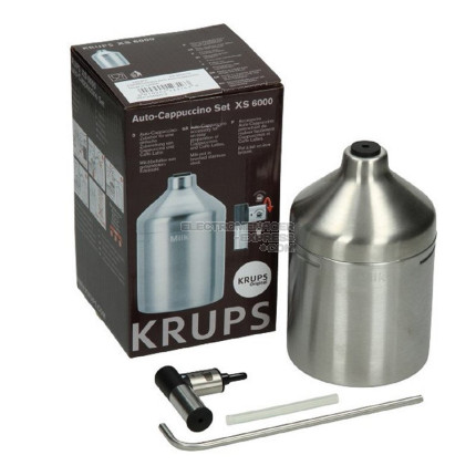Accessoire cappuccino avec pot à lait en inox