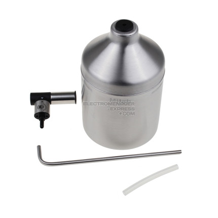 Accessoire cappuccino avec pot à lait en inox