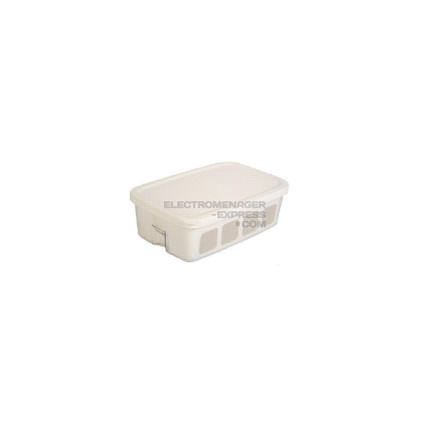 Bac pour yaourt + filtre couvercle clé (1l)