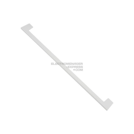 Baguette pour rebord frontal de clayette en verre de réfrigérateur
