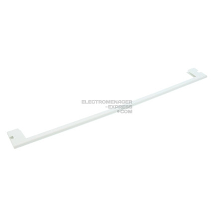 Baguette pour rebord frontal de clayette en verre de réfrigérateur