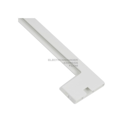 Baguette pour rebord frontal de clayette en verre de réfrigérateur