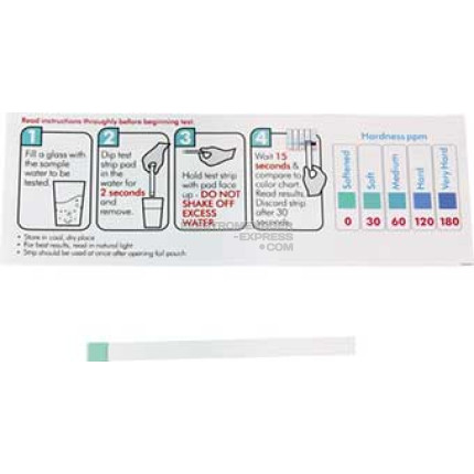 Bandes test de durete de l'eau