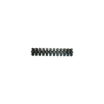 Barrettes 12 plots 4 mm 15a noir zenitech