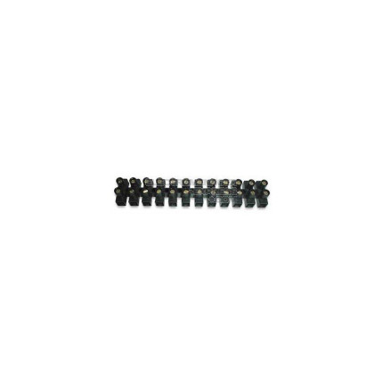 Barrettes 12 plots 6 mm 25a noir zenitech