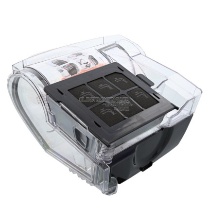 Bloc de bac à poussière cyclonique pour aspirateur cylindrique