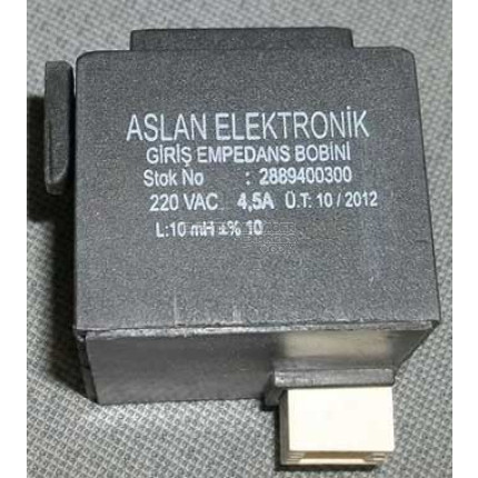 Bobine impedance carte moteur 220 vac 4,5a