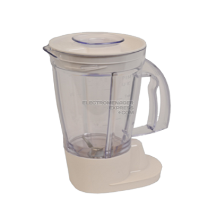 Bol de blender complet blanc