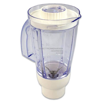 Bol de blender complet blanc