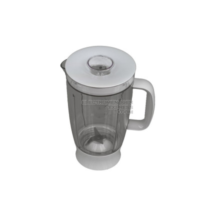 Bol de blender / mixeur complet (1,5l) acrylique blanc