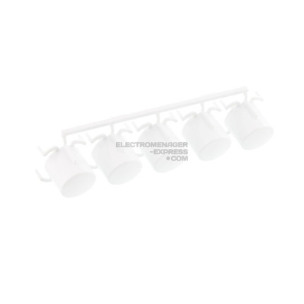 Bouton blanc pour lave-linge