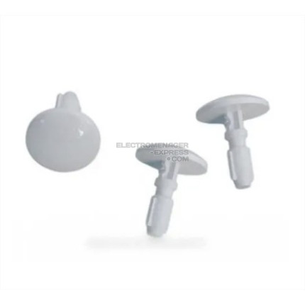 Bouton blanc (x3)