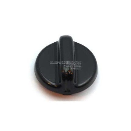 Bouton commande noir