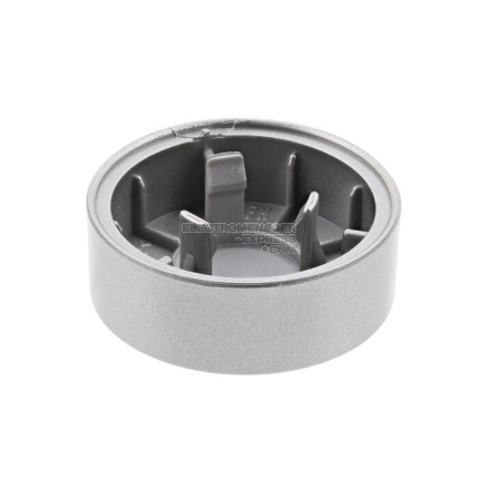 Bouton couvercle argent