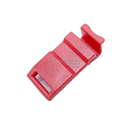 Bouton crochet fermeture brush/orange