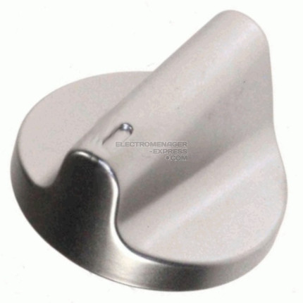 Bouton de brûleur de gaz de couleur argent