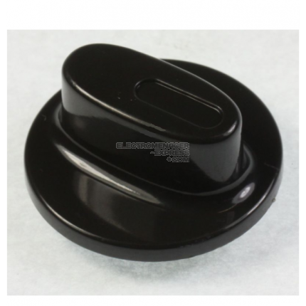 Bouton de commande noir