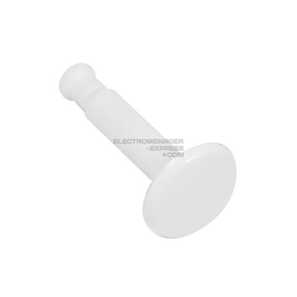 Bouton de poussoir blanc