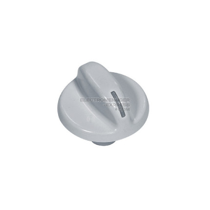Bouton de sélecteur de gaz bombée blanche