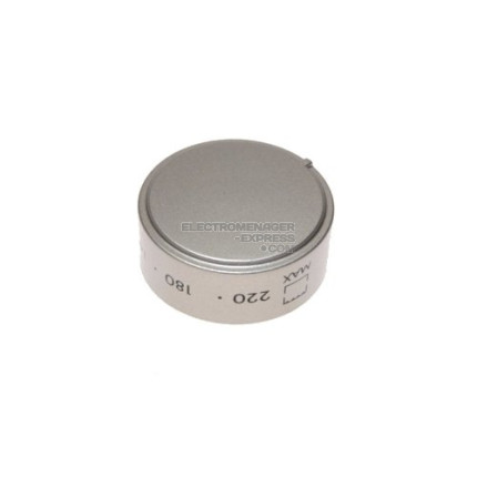Bouton de thermostat inox