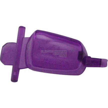 Bouton de vapeur violet