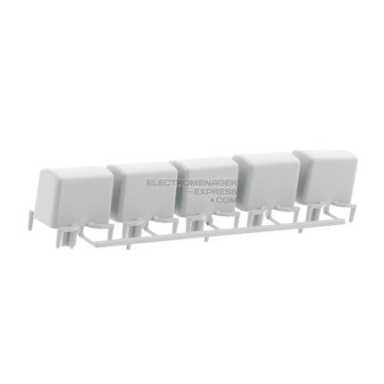 Bouton gris jeu de 5