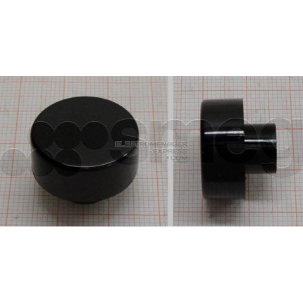 Bouton poussoir noir