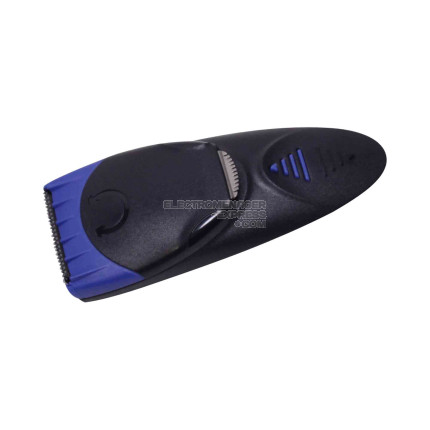 Bouton-poussoir tondeuse noir bleu