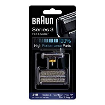 BRAUN COMBIPACK 31B, KP5000/6000, NOIR SERIES 3 U. 5000