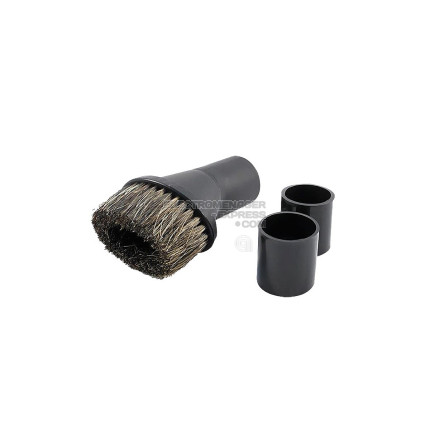 Brosse a poils avec adaptateurs noire