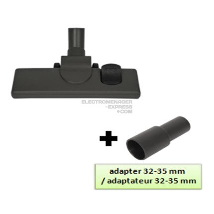 Brosse aspirateur avec adaptateur